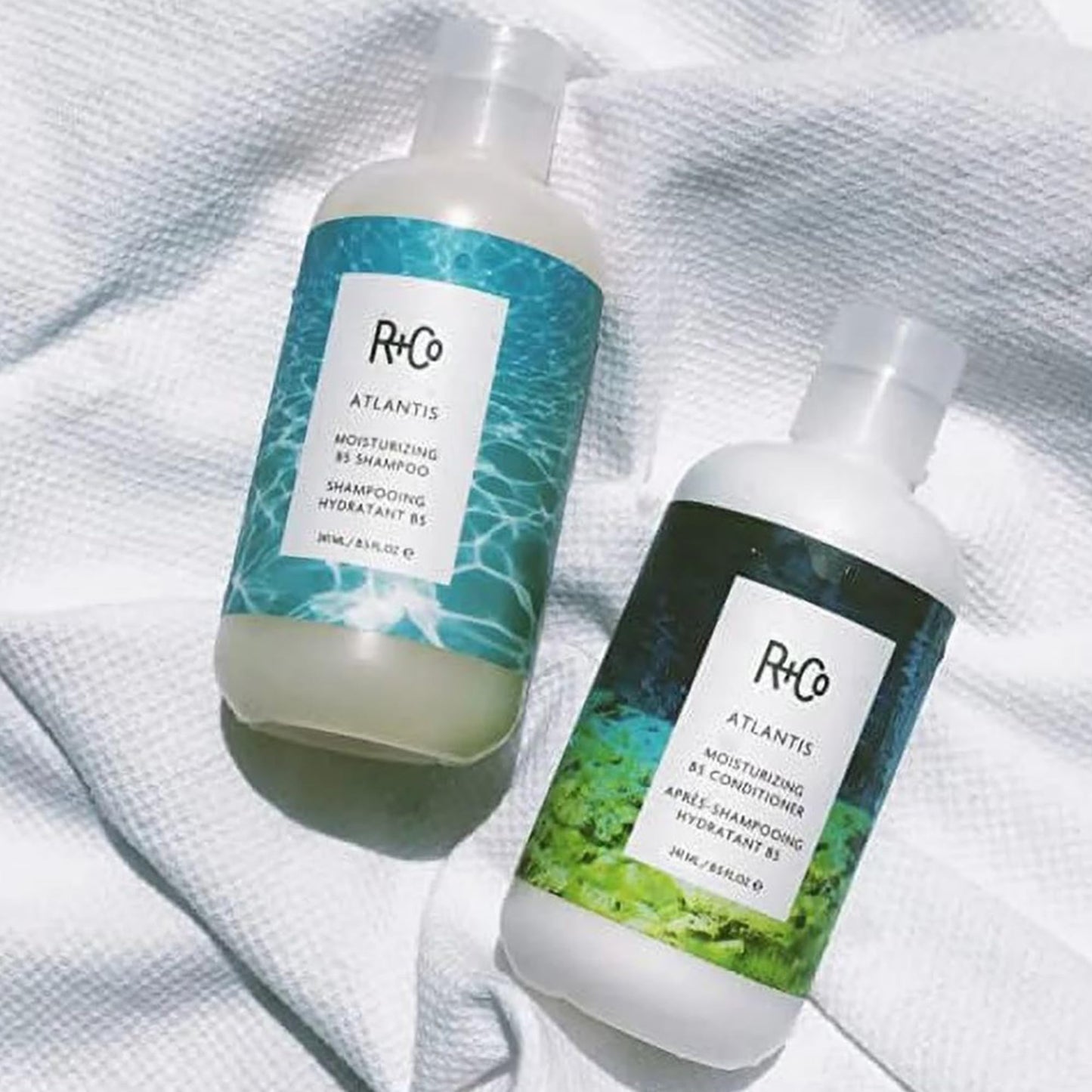 R+Co Atlantis Moisturizing B5 Shampoo | Shine + Tames Frizz + Intense Hydration | Vegan + Cruelty-Free |Vegan + Cruelty-Free
