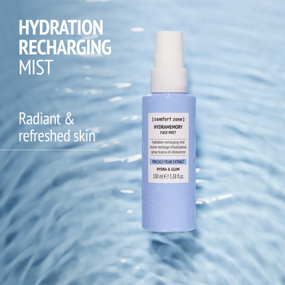 Hydramemory Face Mist | Hydration Recharging Mist | Refreshing Spray Suitable For All Skin Types | 3.38 Fl. Oz.