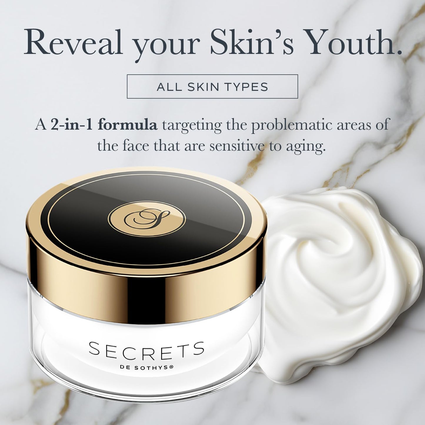 SOTHYS La Crème Eye & Lip Cream | Anti-Aging Moisturizer for Wrinkles