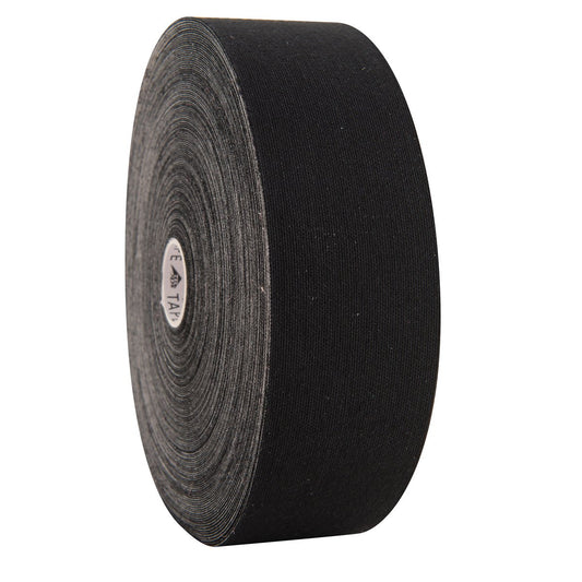 3B Scientific S-3BTBKL Black Cotton Kinesiology Tape, Bulk Roll, 2" Width, 103' Length