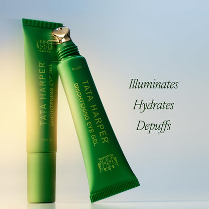 Tata Harper Illuminating Daily Eye Gel, Lightweight & Depuffing, For Dark Circles, Available in 3-Piece Set