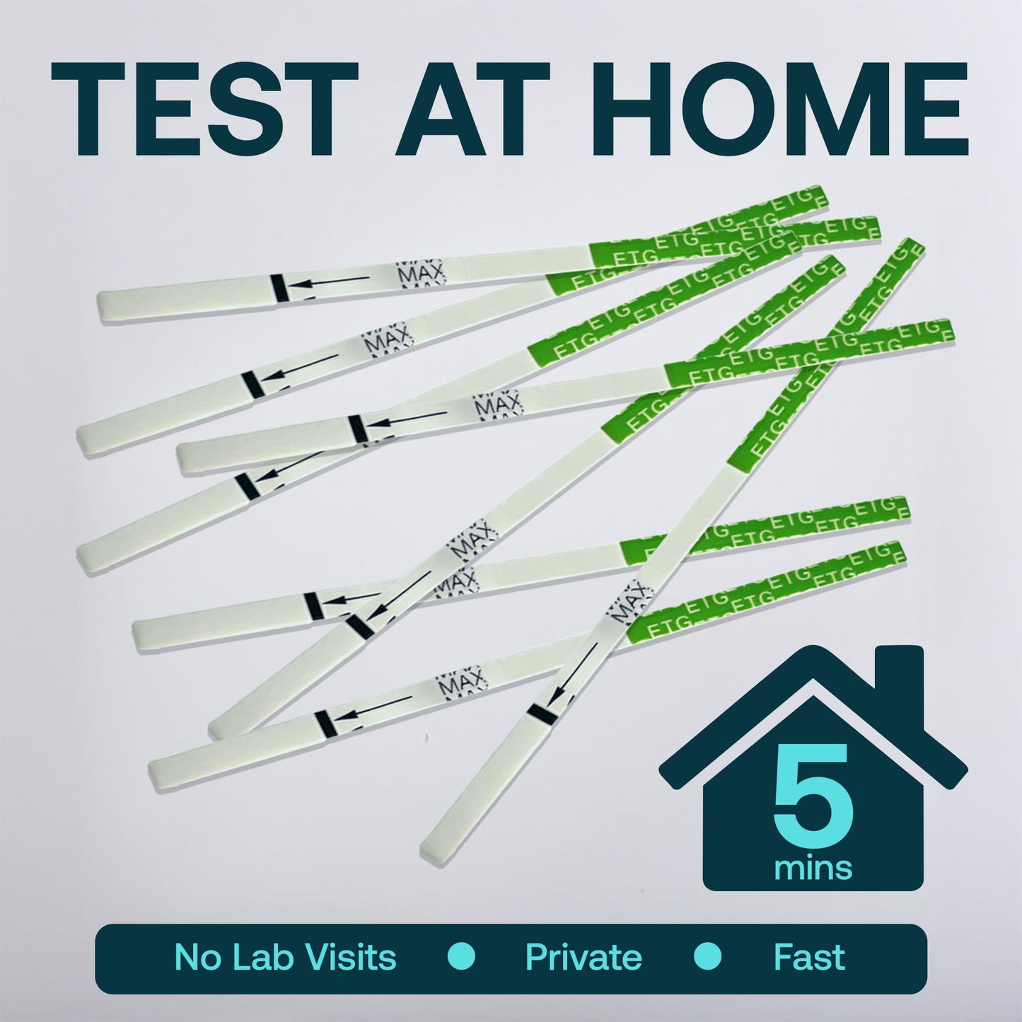 ETG Alcohol Urine Test Strips - At Home ETG Test with 80 Hour Detection Window - Easy to Use Strips Deliver 5 Minute Results - Reliable Home Drug and Alcohol Screening Kit - – 12 PANEL NOW