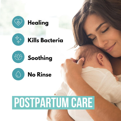 Noveha Perineal Spray & Cleanser | No-Rinse Formula for Daily Hygiene & Odor Control | Gentle Care for Postpartum, Seniors & Sensitive Areas | 8oz