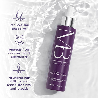 Meaningful Beauty Deluxe Age-Proof Haircare System Full Size- Nourishes Scalp, Thickens & Strengthens Hair