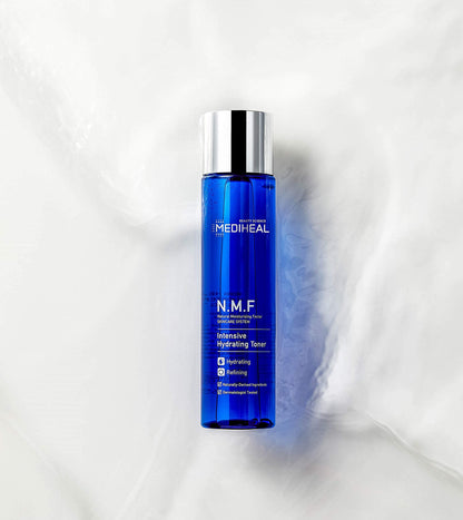 MEDIHEAL N.M.F Intensive Hydrating Toner, No.1 Korean Skincare Brand, 5.5 fl.oz (165ml) Ultra Hydrating and Soothing Boosting Toner for Dry and Rough Skin