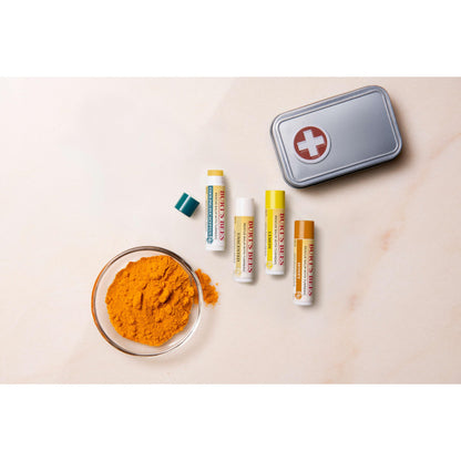 Burt's Bees Rescue Balm Unscented Lip Balm, With Antioxidant-Rich Turmeric, Tint-Free, Natural Origin Lip Care, 2 Tubes, 0.15 oz.