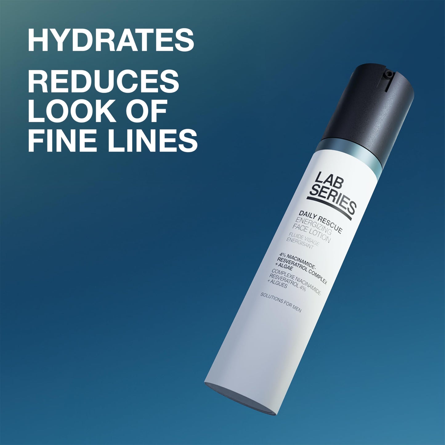 Lab Series Men's Daily Rescue Energizing Face Lotion - Face Cream Moisturizer - Anti Aging, Hydrating & Moisturizing - Skin Care for Men