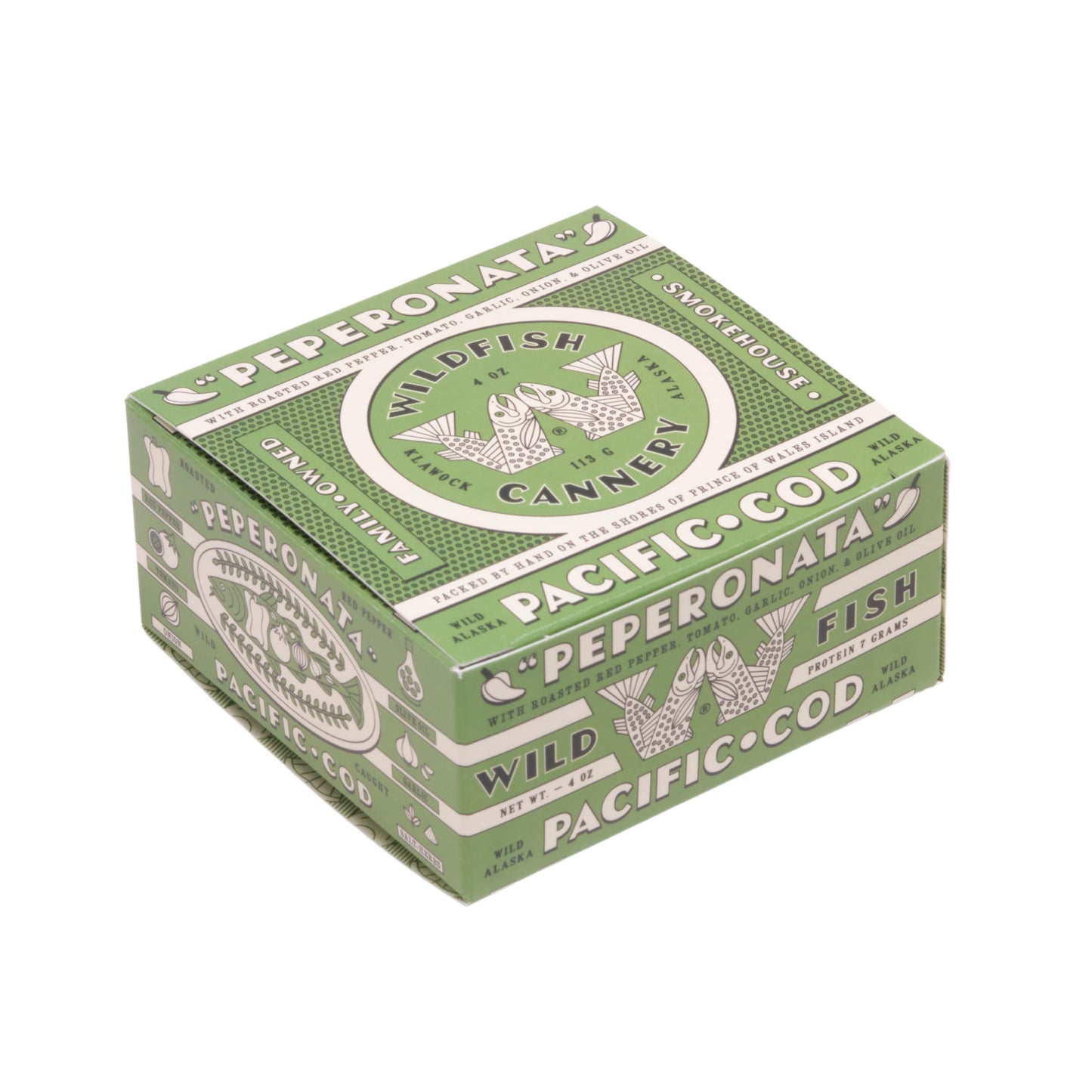 Wildfish Cannery Pacific Cod Peperonata | 1 x 4oz Can
