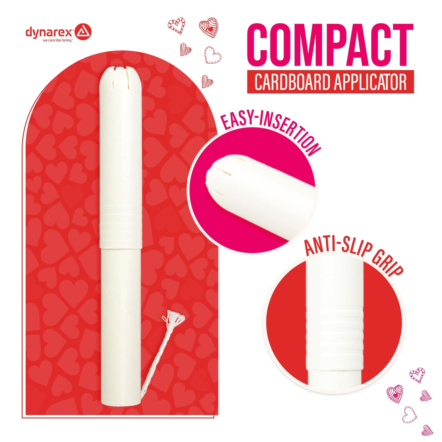 Dynarex Super Plus Tampons – Bulk Feminine Hygiene Product with Cardboard Applicator – 8 Hour Protection – 10 Boxes of 200 Total Tampons