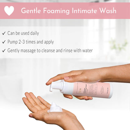 fem pH Balance Intimate Wash for Women, Feminine Wash for Sensitive Skin, Gentle Cleanser for Daily Use, Helps Eliminate Irritation, Itching, Odor (200ml / 6.8 fl oz)