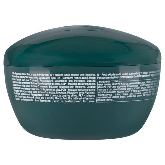 ALFAPARF MILANO Semi di Lino Reconstruction Bond Repair Hair Mask - Reparative Treatment for Colored, Bleached, or Damaged Hair - For Medium to Thick Hair - Strengthens - Color Safe