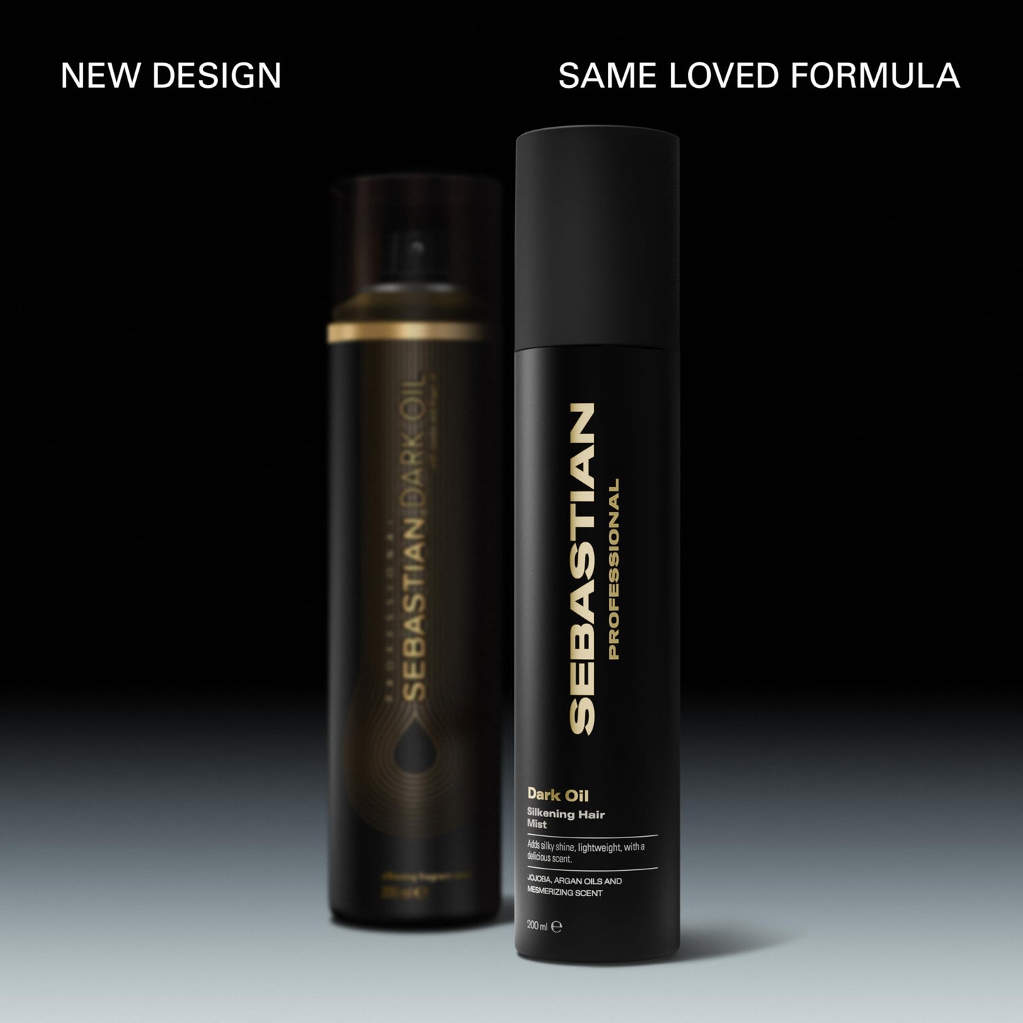 Sebastian Professional Dark Oil Silkening Fragrant Mist | Dry Conditioner | Infused with Jojoba Oil and Argan Oil | 4.5 fl oz | Packaging May Vary