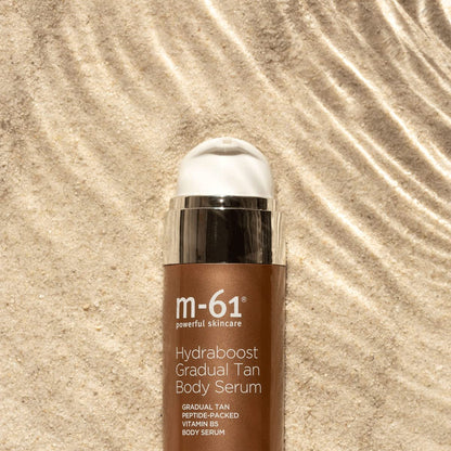 m-61 Hydraboost Gradual Tan Body Serum | Hydrating, Firming, Tanning Body Serum For A Sun-Kissed Glow. With Hyaluronic Acid, Vitamin B5, and Aloe. Unscented, Streak-Free - 3.8 Fl Oz