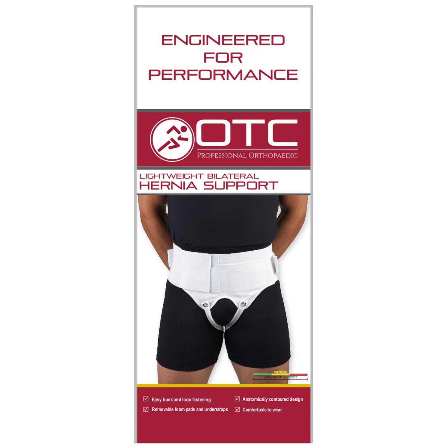 OTC Hernia Support, Single or Double Herniation, Inguinal Scrotal Treatment, X-Large
