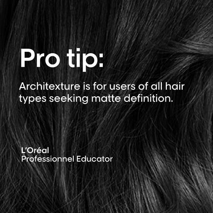 L'Oréal Professionnel Paris Architexture - Medium Hold Texturizing Pomade, Creates Texturized Structure and Matte Definition, for All Hair Types