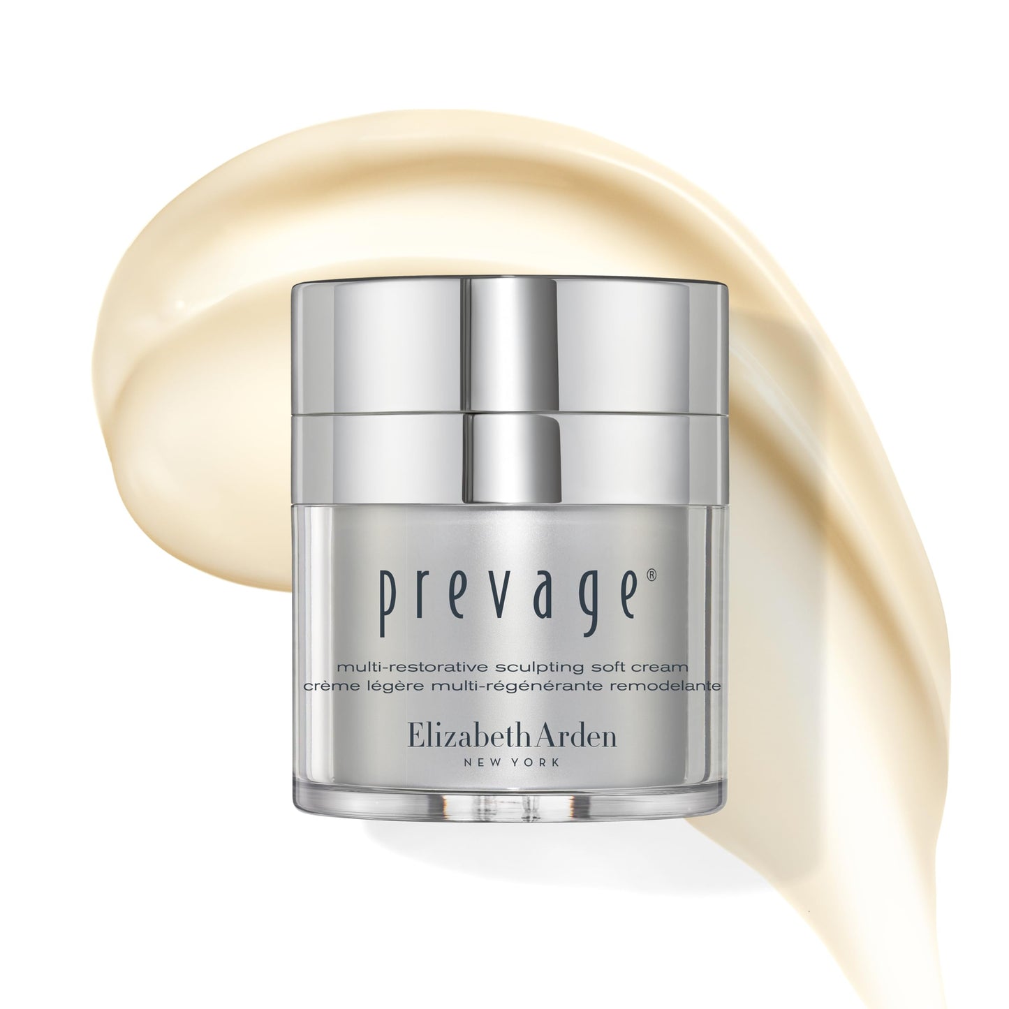 Elizabeth Arden PREVAGE Multi-Restorative Sculpting Soft Cream Firming Face Moisturizer with Idebenone, Carnosine and GraviLift Technology, 1.7 oz