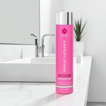Keratherapy Keratin Infused Volume Conditioner, 10.1 fl. oz., 300 ml - Thin Hair Conditioner for Volume & Thickening - With Hemp Seed Oil, Indian Laurel Extract, Sea Kelp & Hydrolyzed Silk