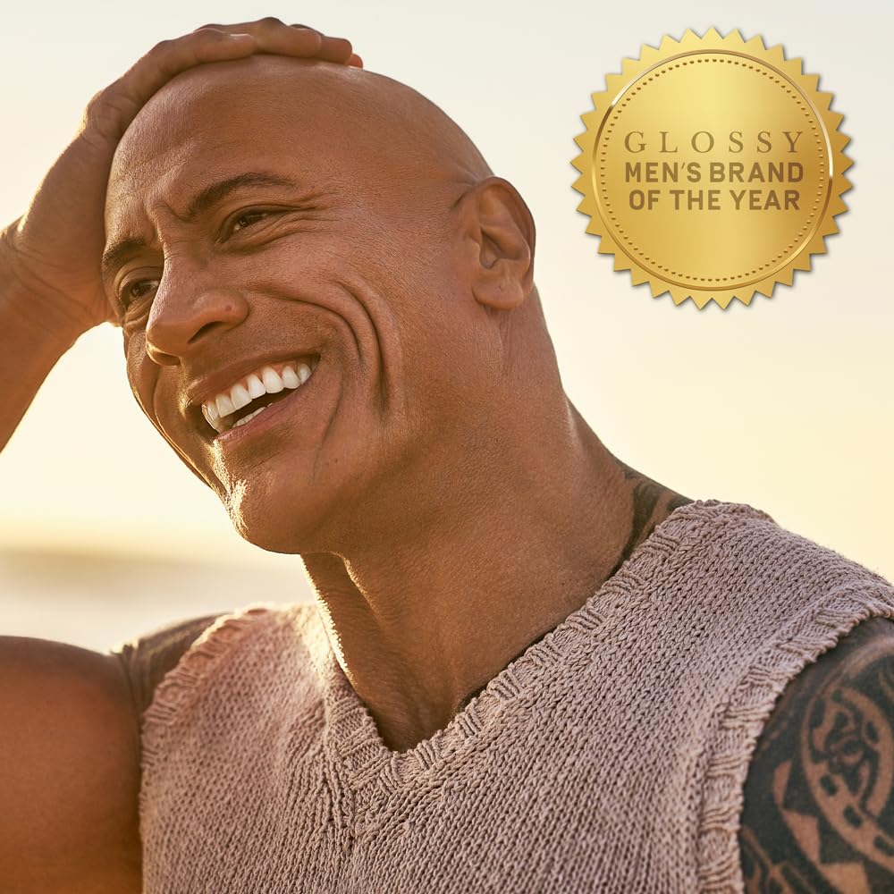 PAPATUI by Dwayne Johnson Refreshing Body Wash for Men | Exfoliating, Hydrating & Made with Coconut Oil | Sandalwood Suede | 18 oz (Pack of 3)