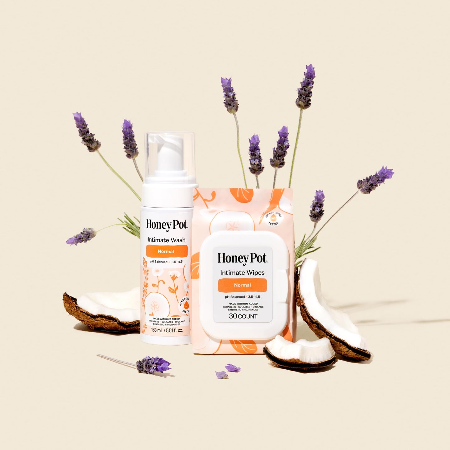 The Honey Pot Company - Feminine Wash - Herbal Infused - Sensitive Skin Types - PH Balanced Plant Based Hygiene Products - Normal - 5.51 Fluid Oz.