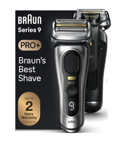 Braun Series 9 PRO+ Electric Razor for Men, 5 Pro Shave Elements & Precision Long Hair Trimmer, 6in1 SmartCare Center, Wet & Dry Electric Shaver for Smooth Skin with 60min Battery Runtime, 9517s