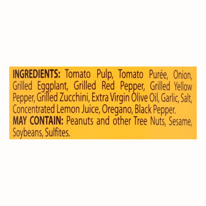 Filippo Berio Pasta Sauce, Grilled Vegetable Sauce, 24 Ounce Glass Jar, No Sugar Added, Vegan, Gluten Free, Lactose Free, Non-GMO