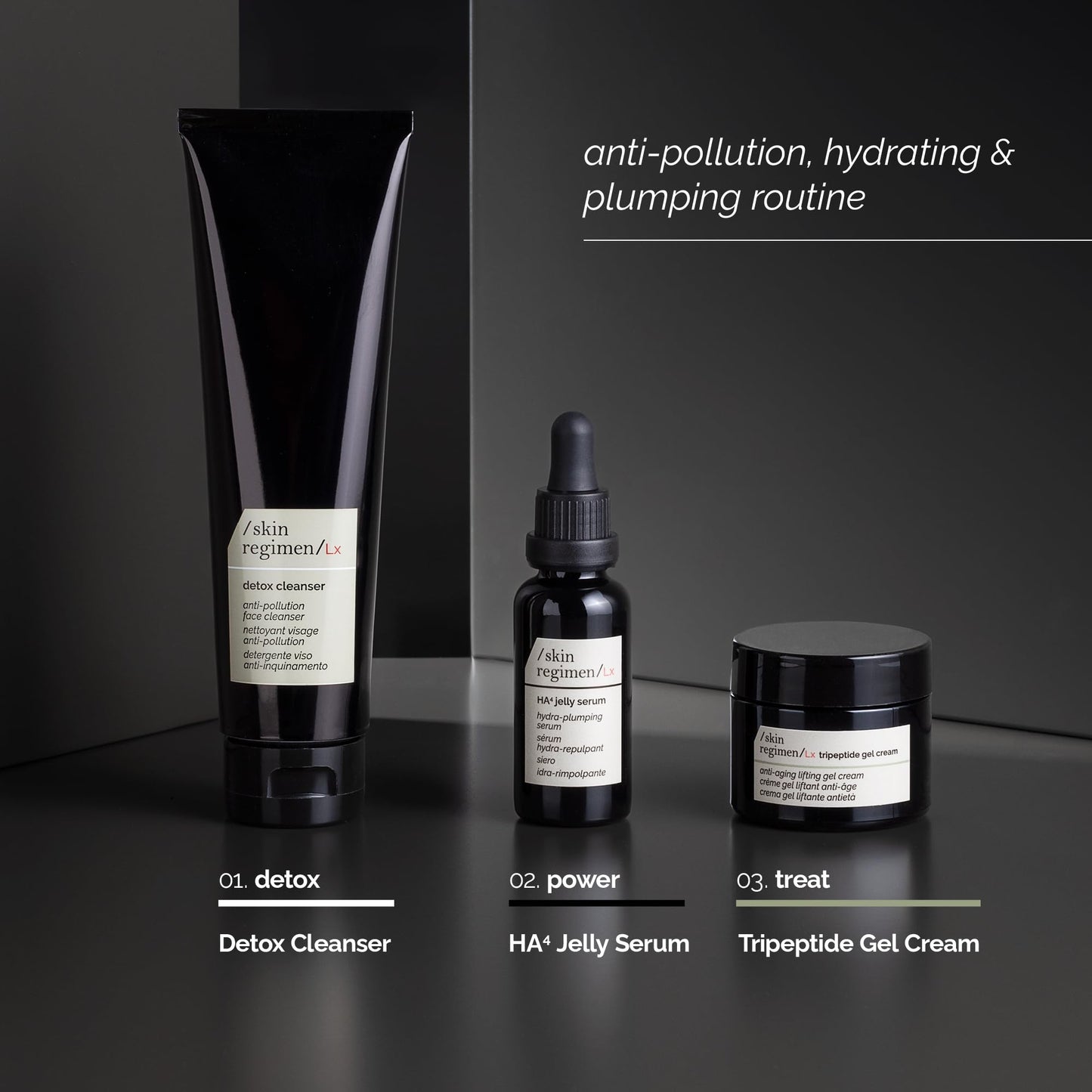 /skin regimen/Lx Tripeptide Gel Cream, Anti-Aging Lifting Moisturizer, Hydrates, Protects, Pollution Defense, Longevity Complex™, Peptides, Clean Beauty, Vegan, Travel Size, 0.85 Fl Oz