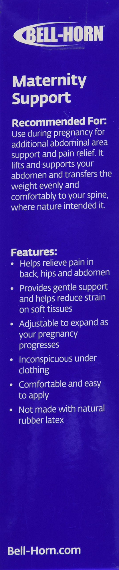 Bell-Horn Maternity Support Belt, Medium (Dress Size: 7-16)