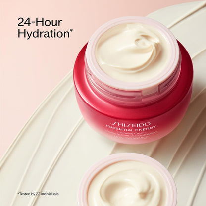 Shiseido Essential Energy Hydrating Cream Refill - 50 mL - Visibly Reduces the Look of Pores & Fine Lines - With Hyaluronic Acid - 24-Hour Hydration - Vegan - All Skin Types