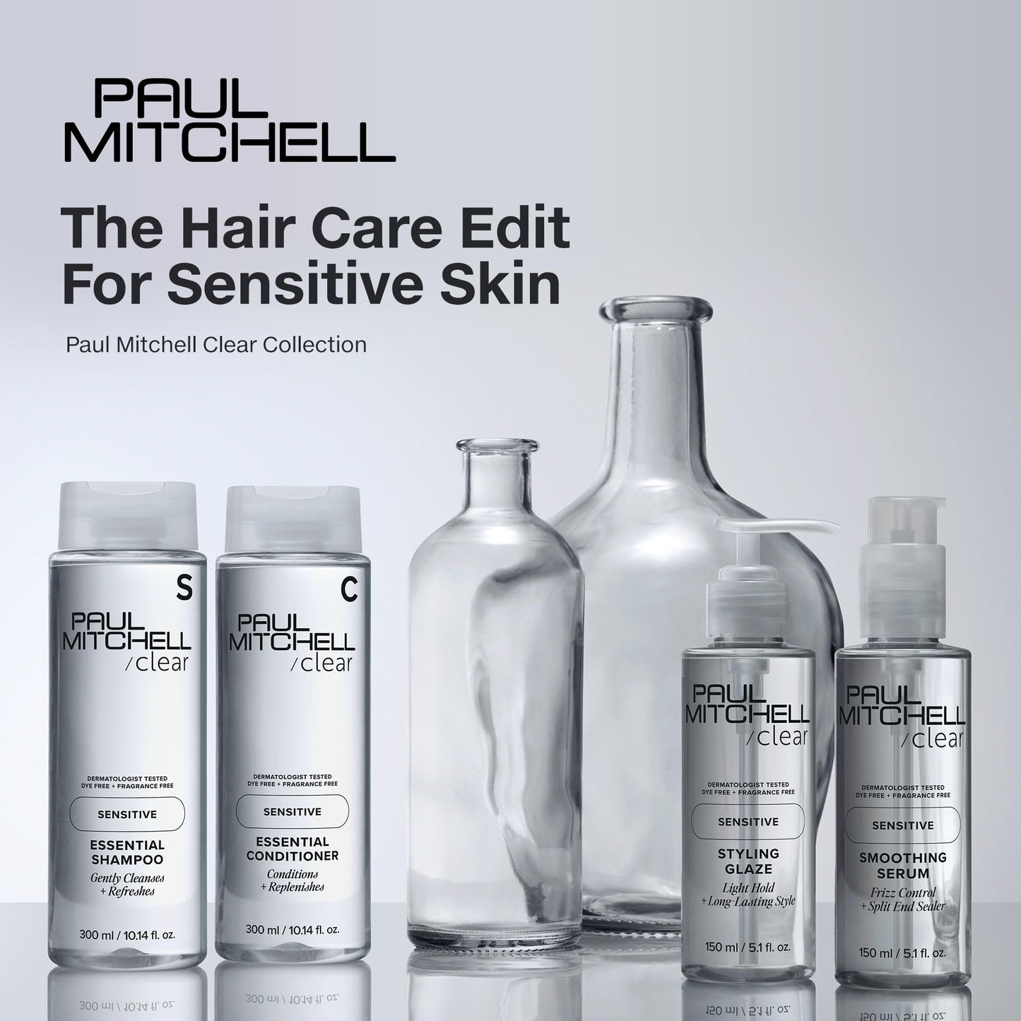 Paul Mitchell Clear Essential Conditioner, Fragrance Free, For Sensitive Scalp + Skin