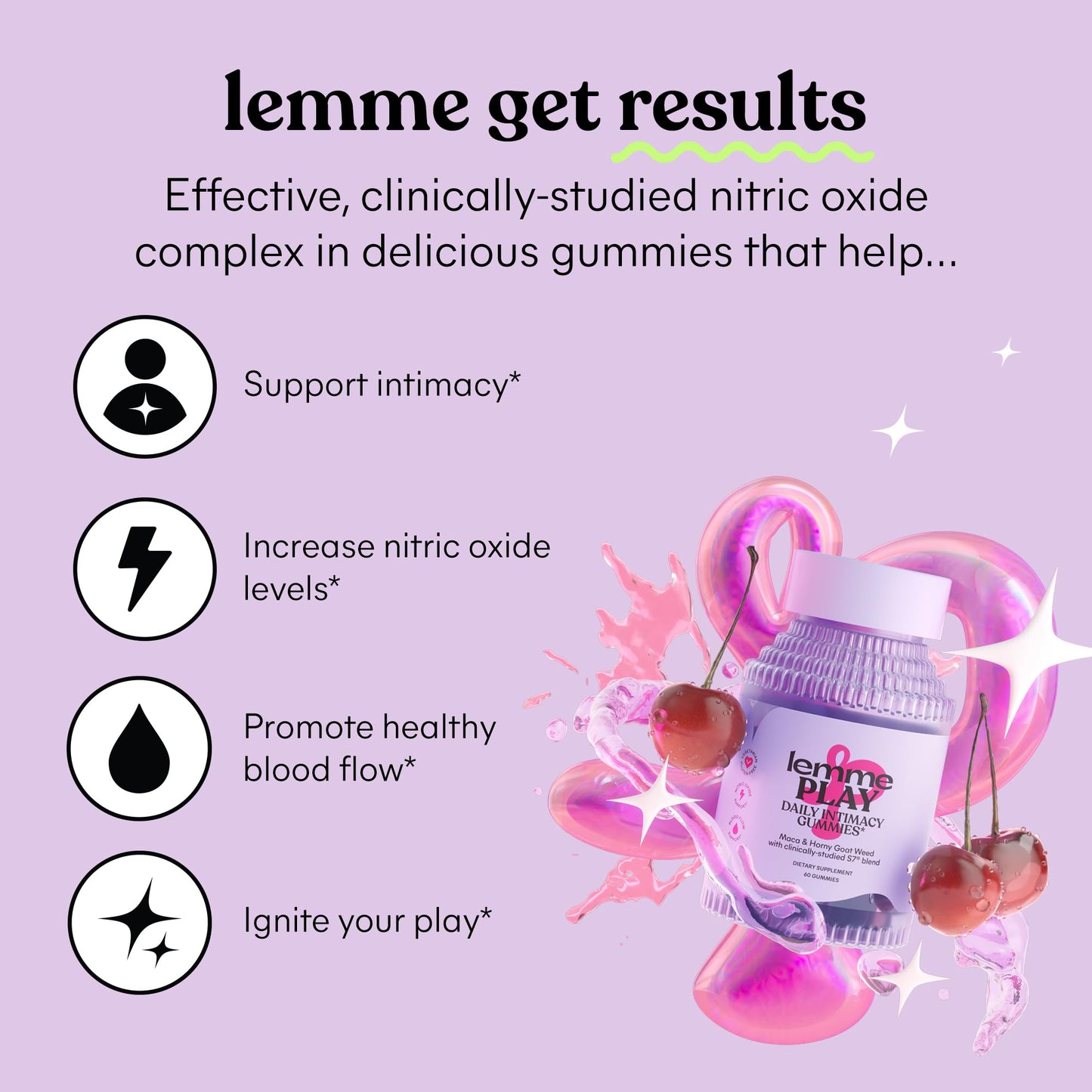 Lemme Purr & Play Bundle - Daily Intimacy Gummies and Vaginal Probiotic Gummies for Women (60ct Each)