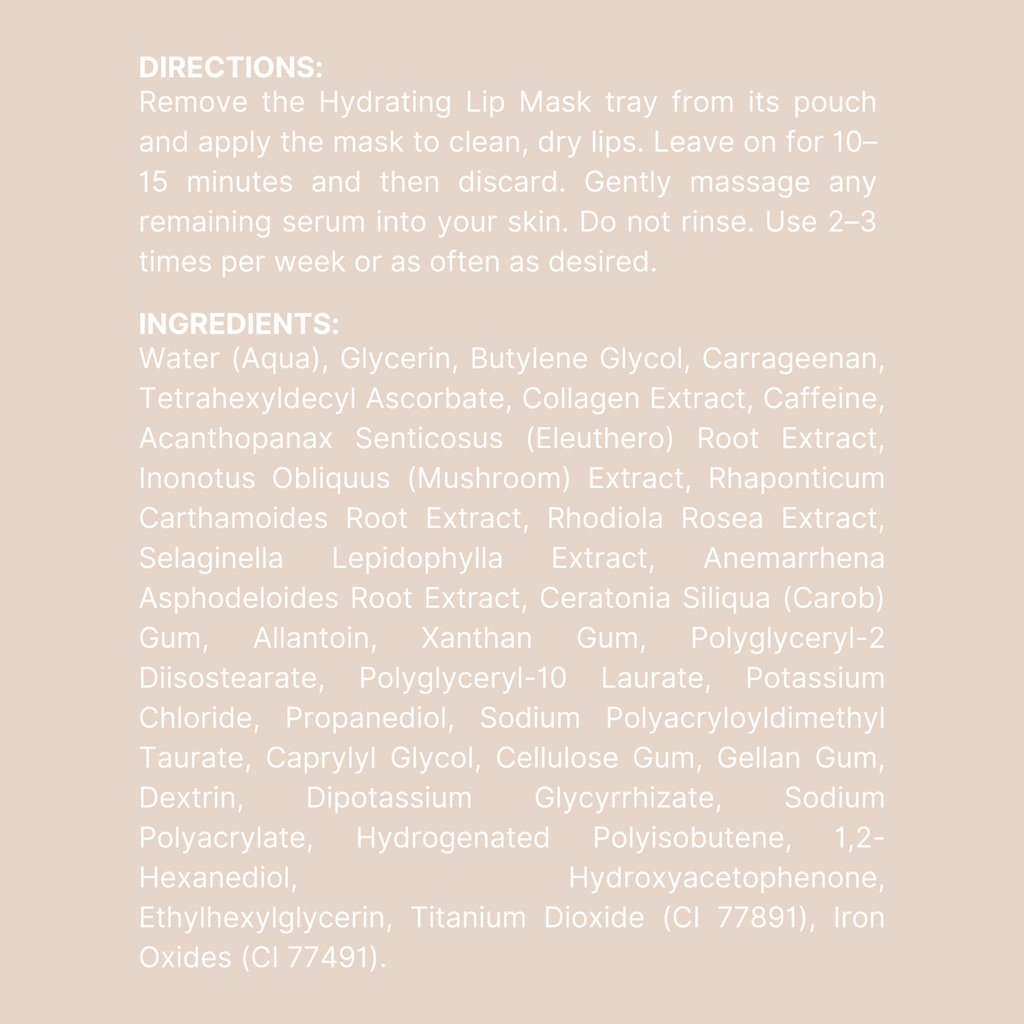 Nu Skin Nutricentials Hydrating Lip Mask - Vitamin C Enriched Mask | Hydrogel Formula for Silky Smooth Lips | Protective Effects, Hydrating Skincare | Optimal Lip Care (Pack of 5)