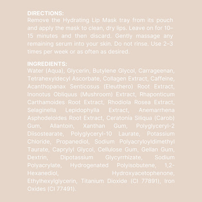 Nu Skin Nutricentials Hydrating Lip Mask - Vitamin C Enriched Mask | Hydrogel Formula for Silky Smooth Lips | Protective Effects, Hydrating Skincare | Optimal Lip Care (Pack of 5)