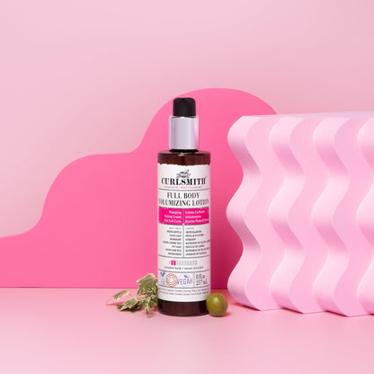 CURLSMITH - Full Body Volumizing Hair Lotion, Curl Definition, Instant Volume and Non-Sticky, for Wavy, Curly or Coily Hair, Vegan (237ml/8fl oz)