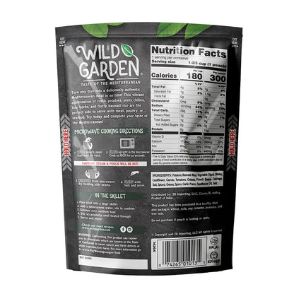 Wild Garden Heat and Serve Pilaf, Rice & Potato, Fully Cooked, Ready to Eat, Microwavable, 8.8 oz