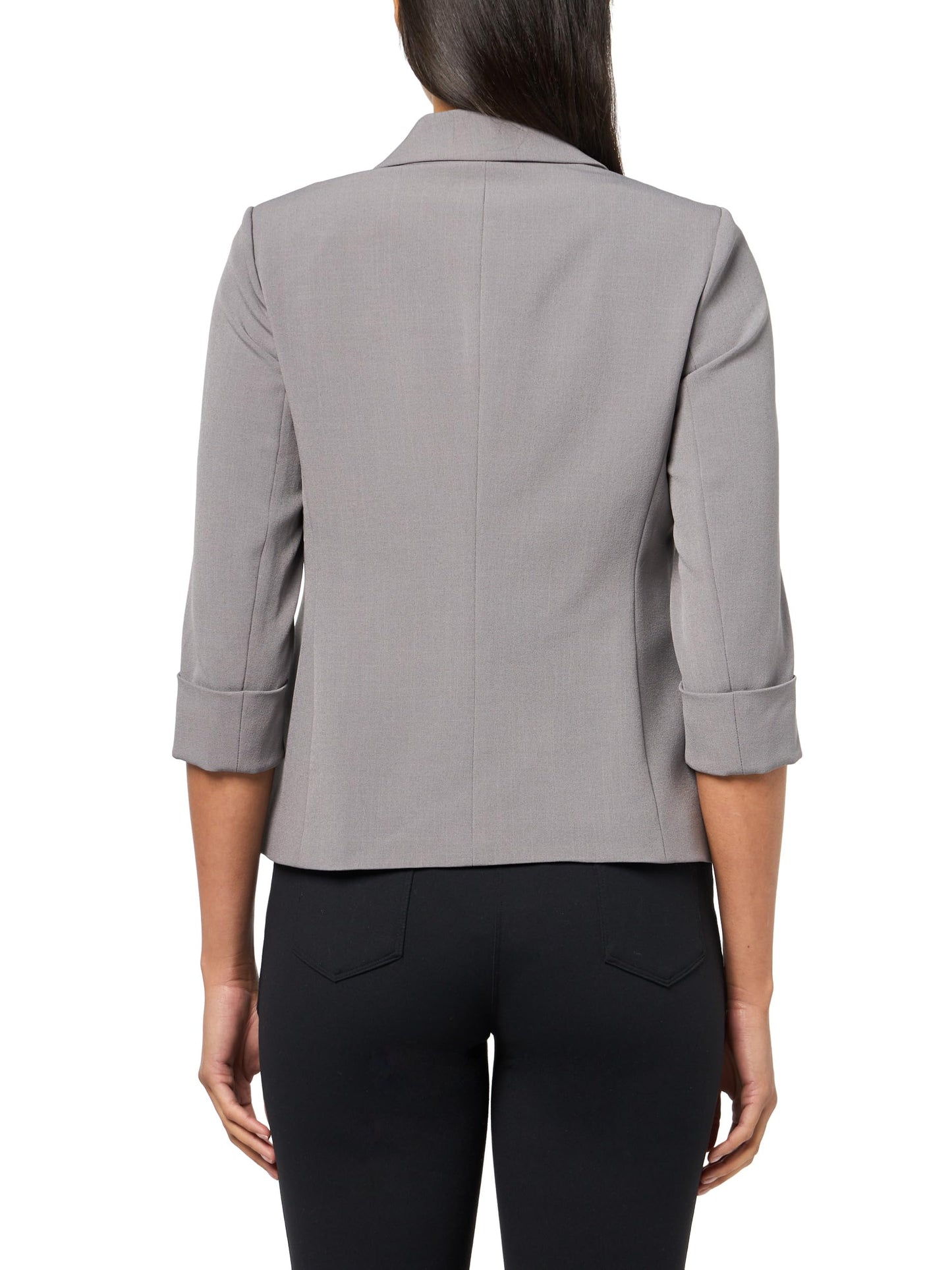 Kasper Women's Crepe 1 Bttn Notch Collar Jkt W/Rolled