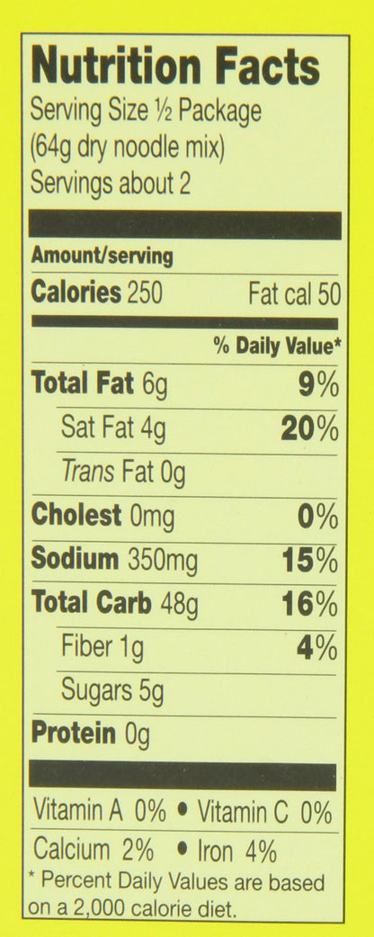 A Taste of Thai Yellow Curry Noodles |Heat & Eat Instant Noodle | Flavored with Authentic Thai Sauce -Non-GMO,Gluten Free, Trans Fat Free- Perfect Side for Chicken, Fish & Meat Entrees| 6 Pack (4.5oz)