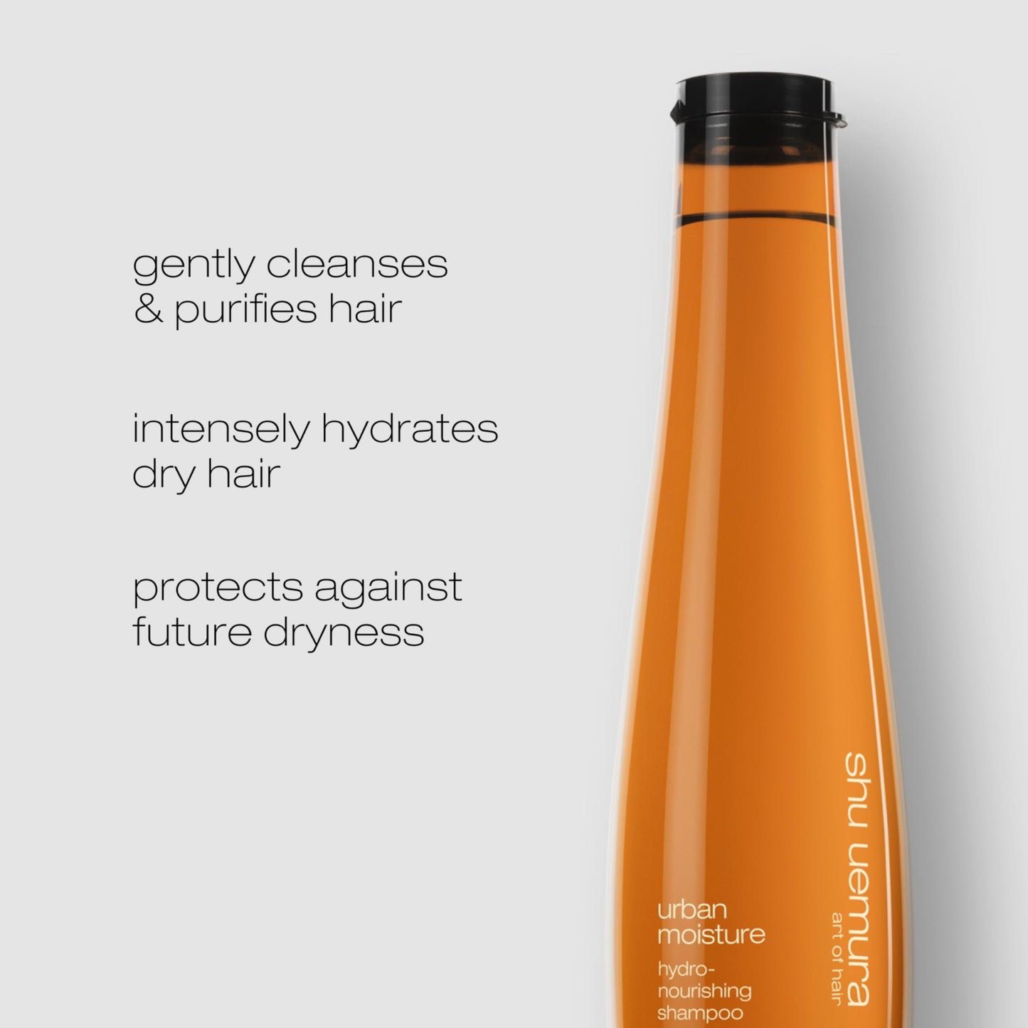 shu uemura art of hair Urban Moisture Deep Hydration Shampoo - Intensely Nourishes and Cleanses, Reduces Frizz and Adds Shine