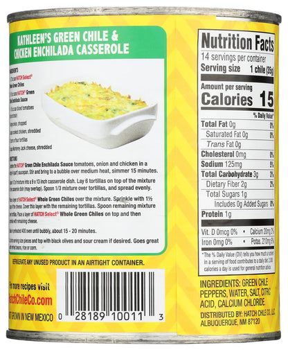 Hatch Chili Company Hatch Whole Green Chilies, 27-Ounce (Pack of 3)