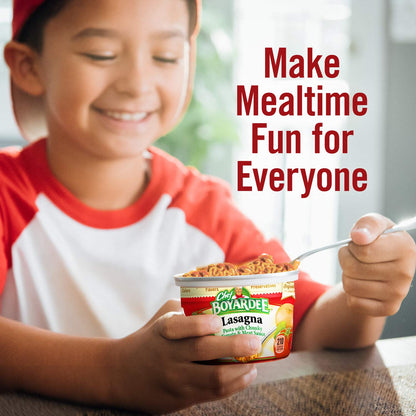 Chef Boyardee Lasagna, Microwave Food, 7.5 OZ Microwaveable Bowl (12 Bowls)