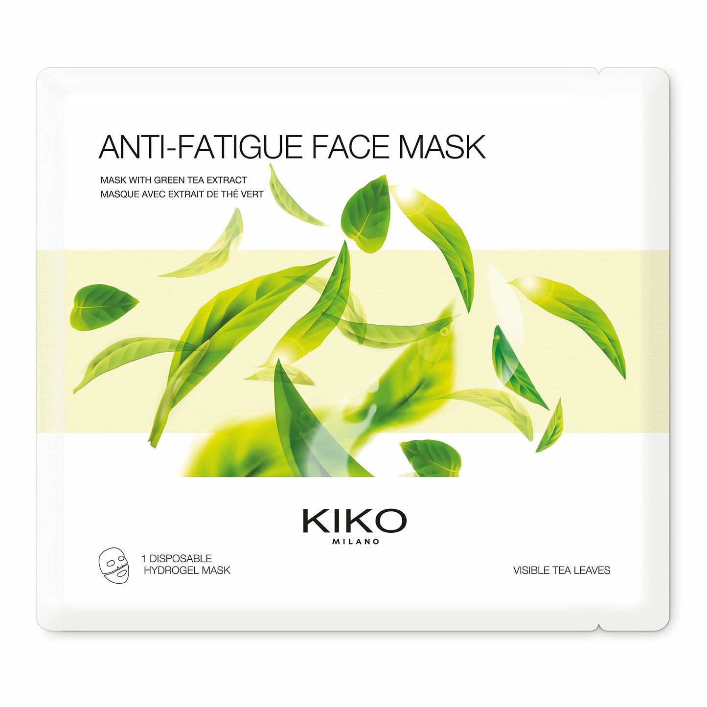 Kiko Milano Antifatigue Face Mask | Moisturising Hydrogel Face Mask With Green Tea Extract