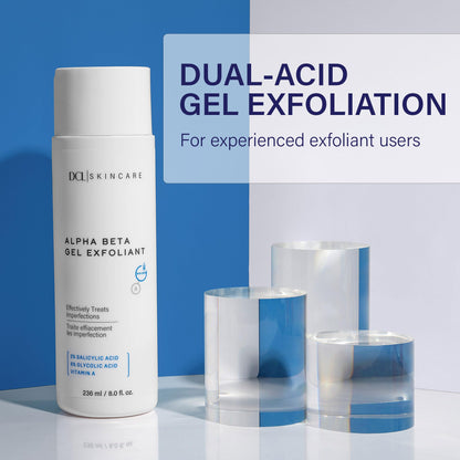 DCL Skincare Alpha Beta Gel Exfoliant, AHA/BHA Resurfacing Treatment, 6.7 oz