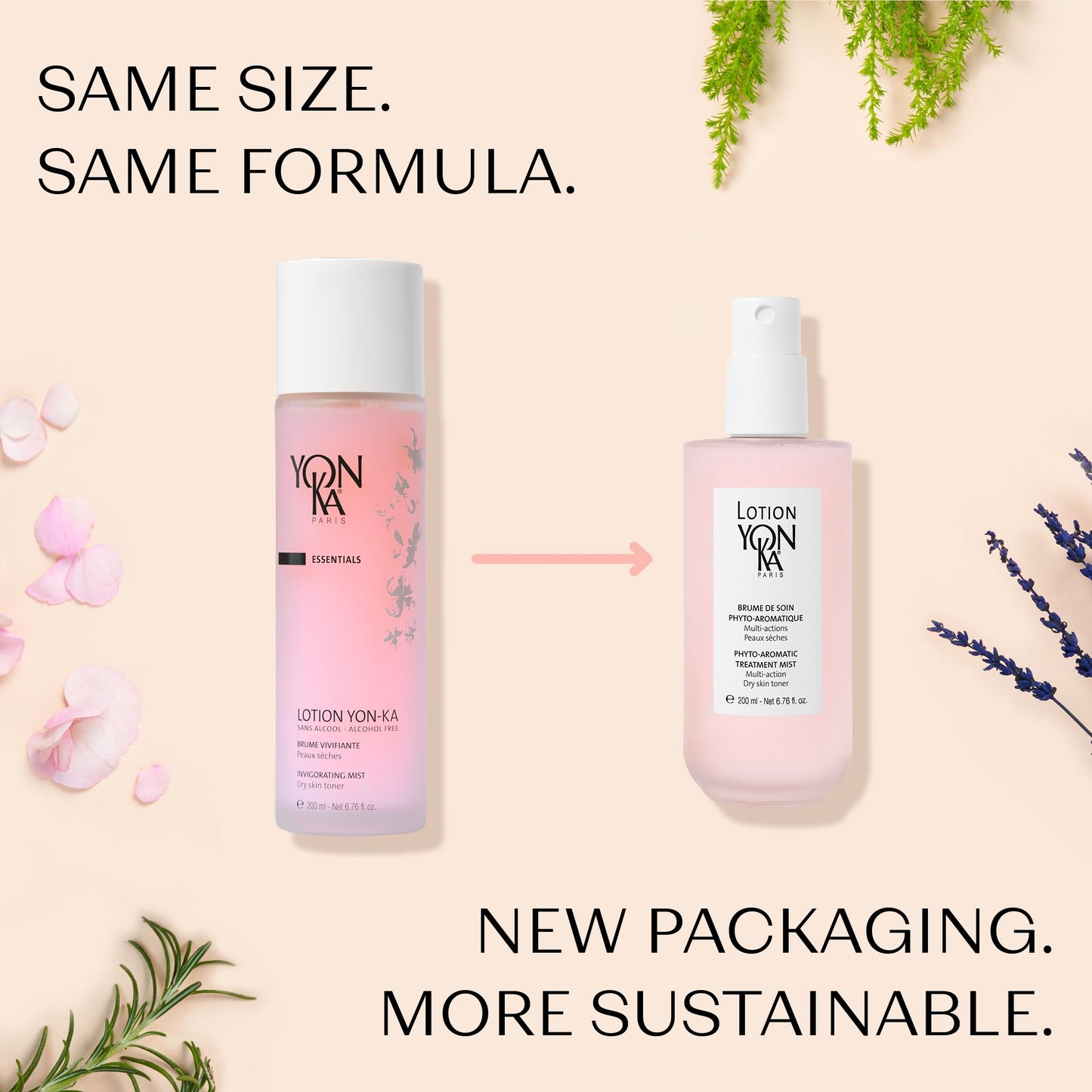 Yon-Ka PS Hydrating Face Toner | Calming Daily Face Mist with Botanical Plant Extracts for Dry & Sensitive Skin | Minimizes Pores and Treats Redness | Alcohol-Free and Paraben-Free