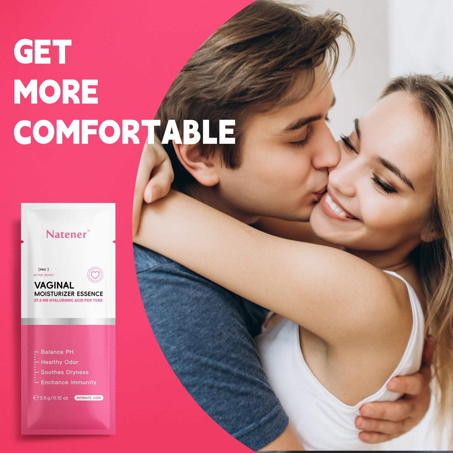 10PCS Feminine Moisturizer with 37.5mg Hyaluronic Acid PER - 6 in 1 Support Vaginal Moisturizing, Soothing, Health Odor, Tightening, PH Balance, Immune | Niacinamide + Probiotics + Propolis + Centella