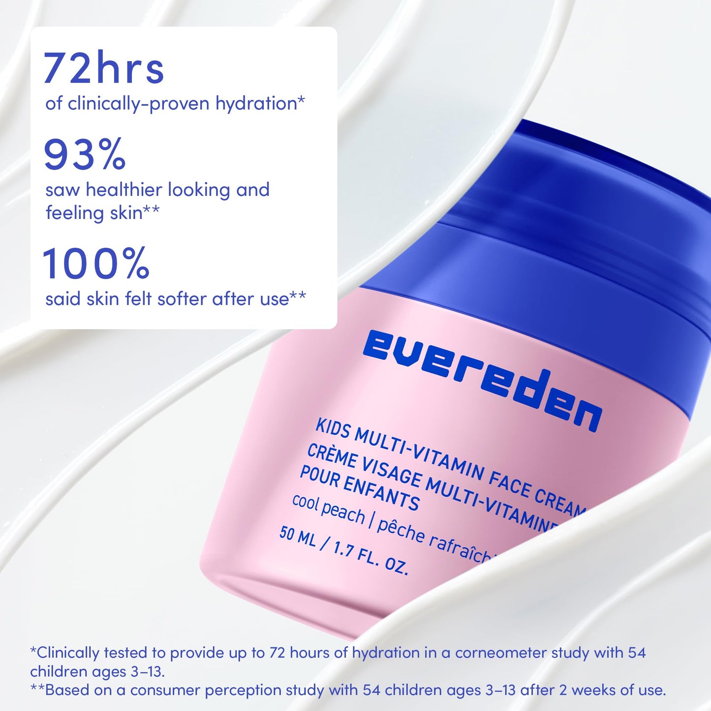 Evereden Kids Routine Bundle - Detangling Shampoo and Conditioner + Multi-Vitamin Face Wash and Face Cream for Kids 3+