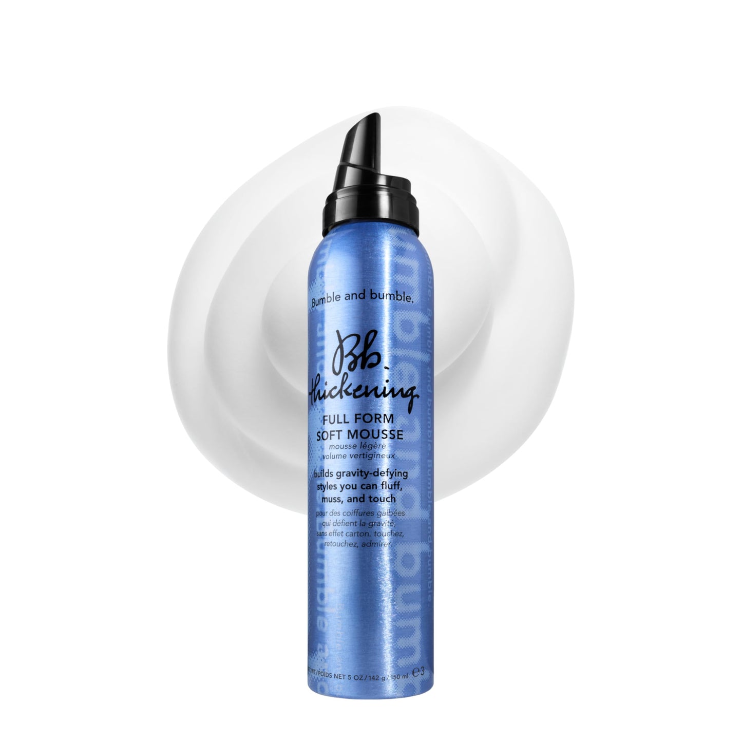 Bumble and bumble. Thickening Full Form Soft Hair Mousse | Heat Protection | Softening + Defining | Straight to Wavy, 5 Ounce