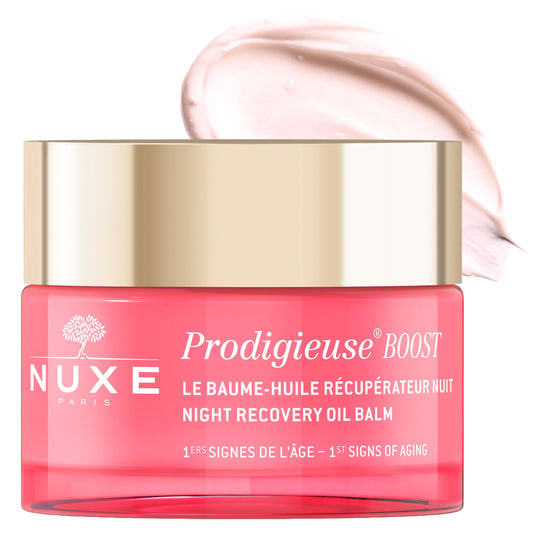 Nuxe Prodigieuse Boost Night Recovery Oil Balm with Jasmine Extract, Rejuvenating Luxury Night Care, 1.7 fl oz