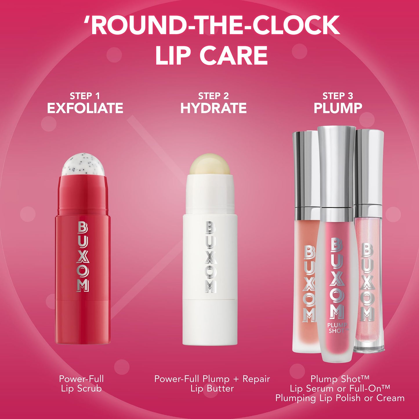 BUXOM Power-Full Plumping Lip Balm, Intense Lip Repair Butter