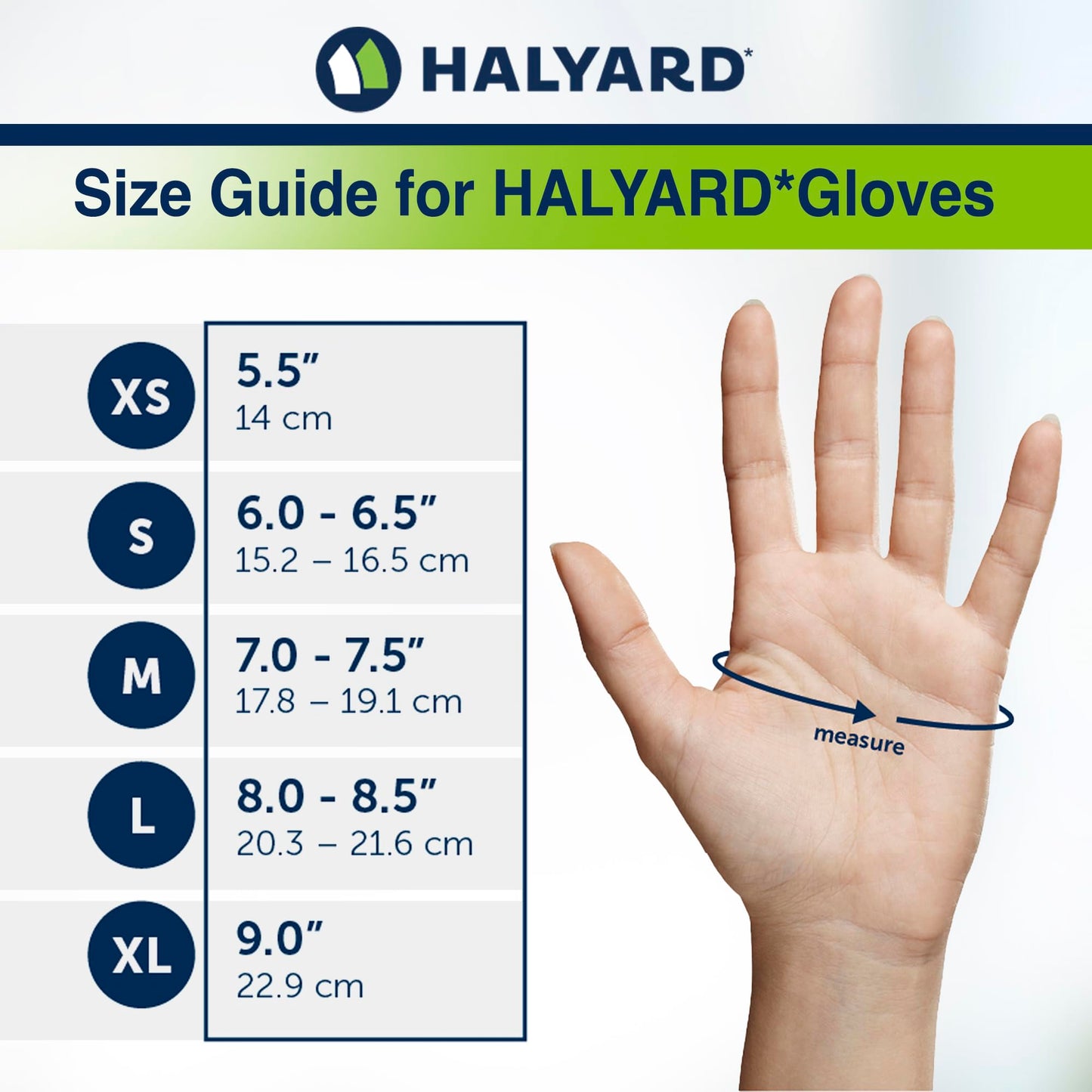 HALYARD Sterling Nitrile Exam Gloves, Powder-Free, 3.8 mil, 9.5", Gray, Small, 50706 (Box of 200)