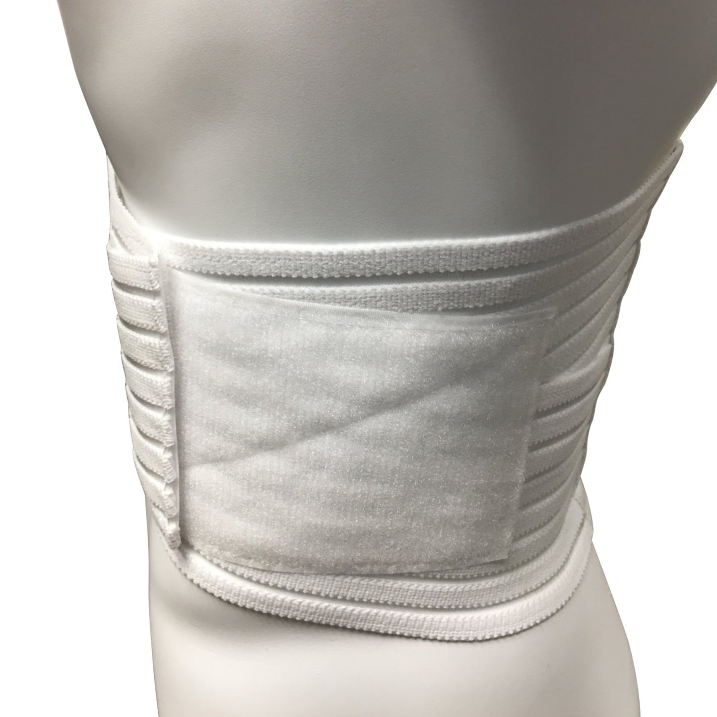 OTC Lumbosacral Support, 7-inch Lower Back, Lightweight Compression, Elastic, White, Large