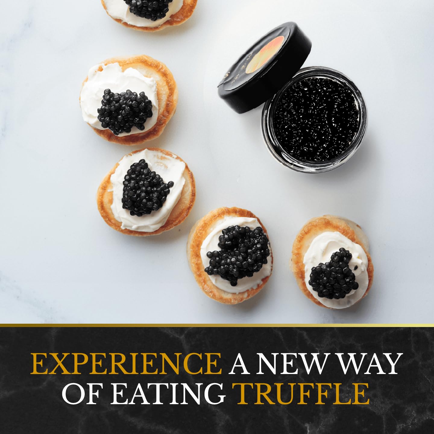 Tradino Premium Black Truffle Pearls | Gourmet Finishing Pearls from Spain | Luxury Gourmet Finishing | Perfect for Easter Brunch, Appetizers & Holiday Cooking | 2.82 Oz